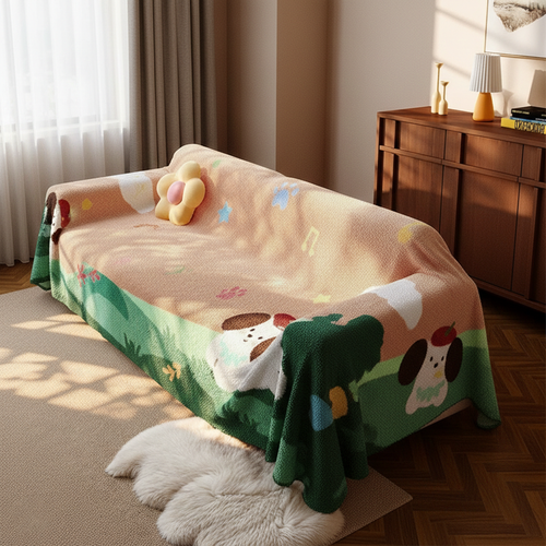 Best Sofa Cover for Dogs – Cozy Couch Blanket Cover with Fabric Couch Covers