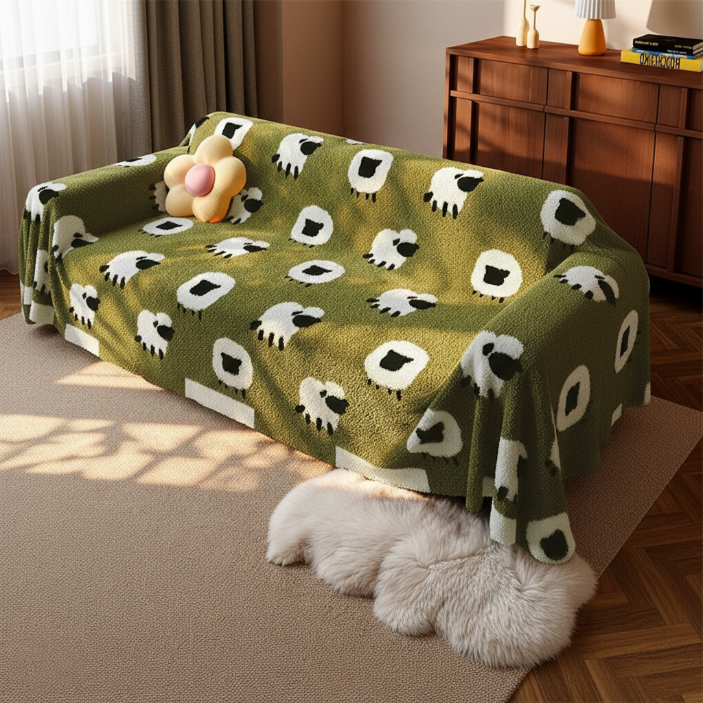 Cat Proof Couch Cover – Extra Large Sofa Cover & Sleeper Slipcover for Scratch Protection