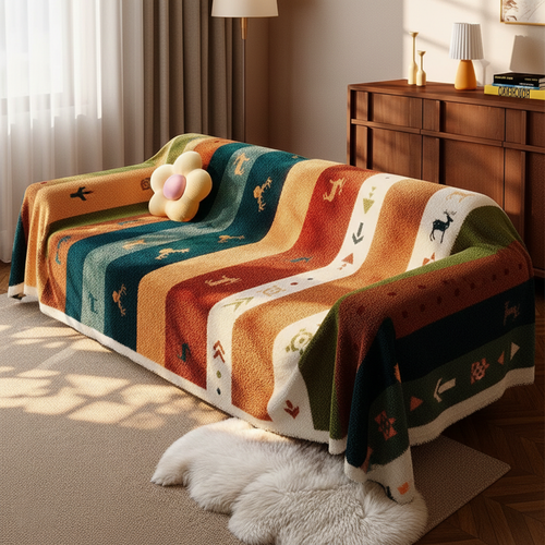 Anti Scratch Couch Covers – Best Couch Cover for Leather Sofa | Extra Large Printed Styles