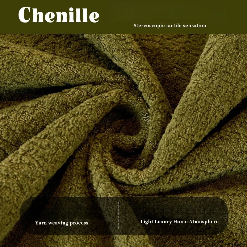 All-Season Use Elegant Pet-Friendly Sofa Cover with Ruffled Edges Non-Slip Ideal for Home, Office, and Living Room Decor