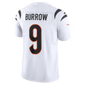 C.Bengals #9 Joe Burrow White Vapor F.U.S.E. Limited Jersey