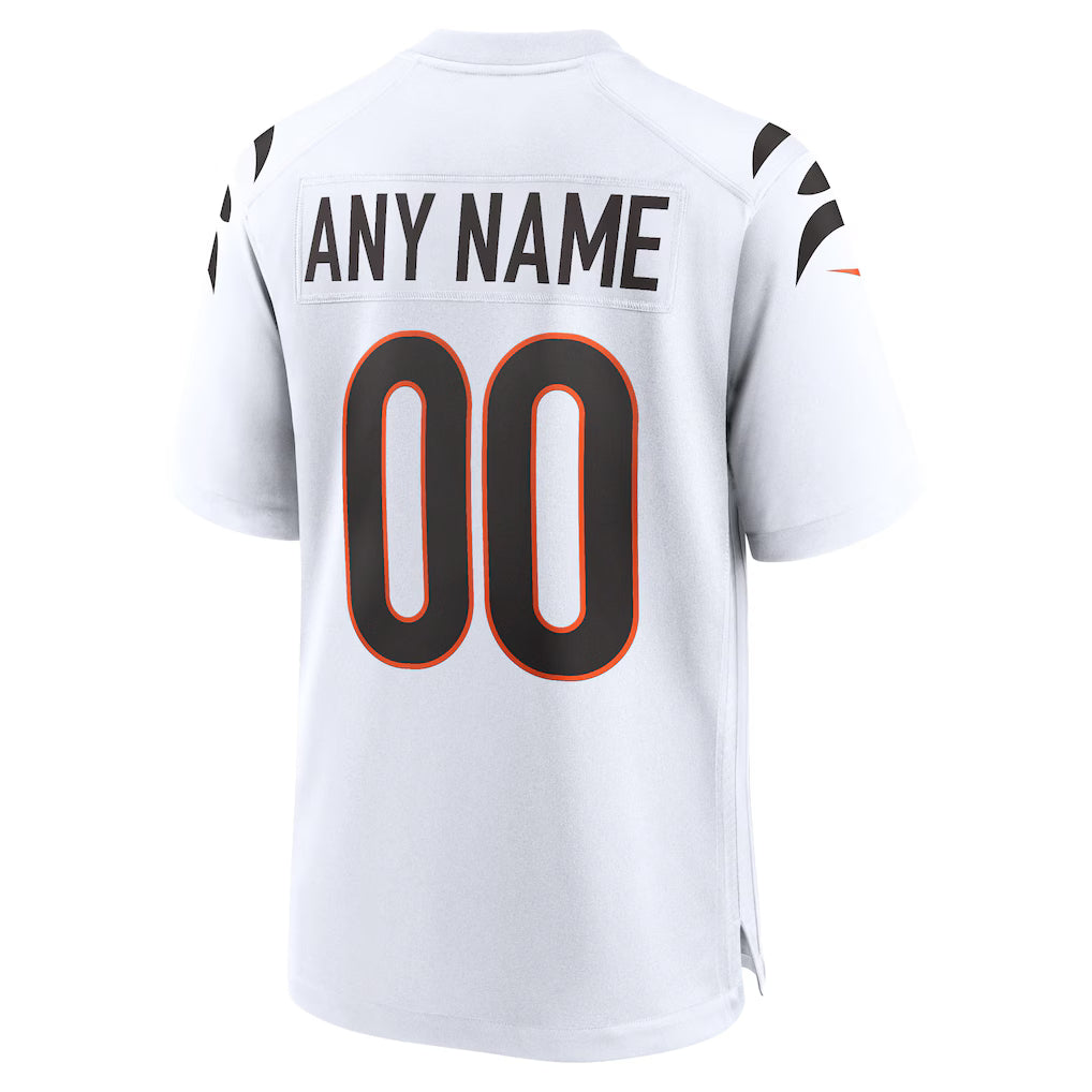 Custom C.Bengals #9 Joe Burrow White Vapor F.U.S.E. Limited Jersey
